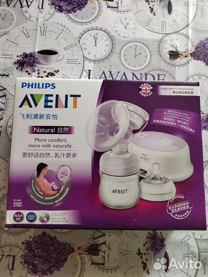 Молокоотсос avent электрический