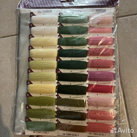 Набор для вышивания крестом риолис