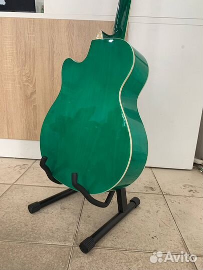 Акустическая гитара Elitaro 40 зеленая