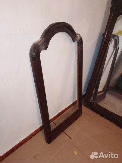 2) старинная рама для зеркала