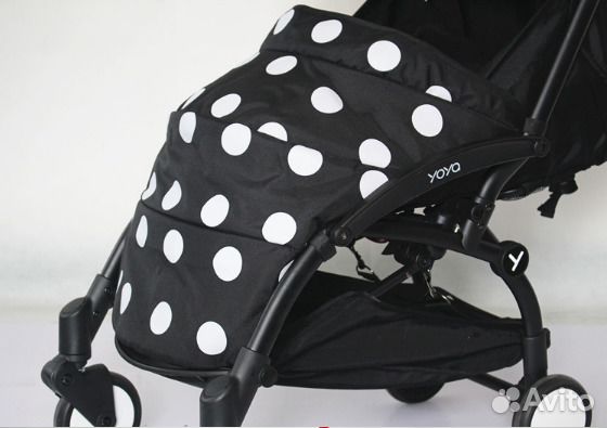 Чехол на ноги для коляски YoYa, Baby Time черный