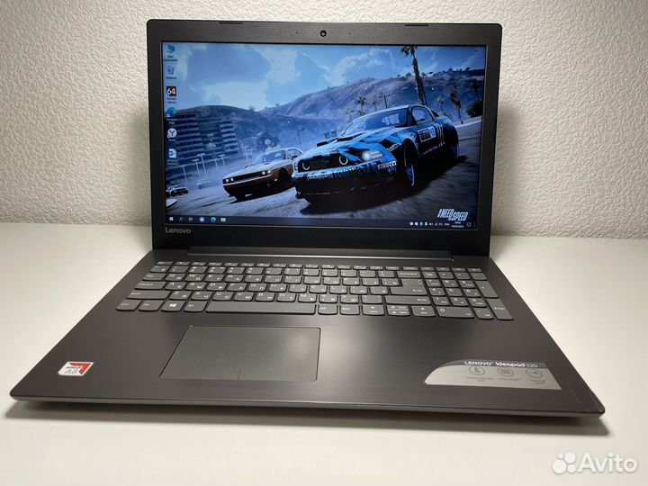 Мощный ноутбук Lenovo AMD/4gb/2видеокарты/FullHD