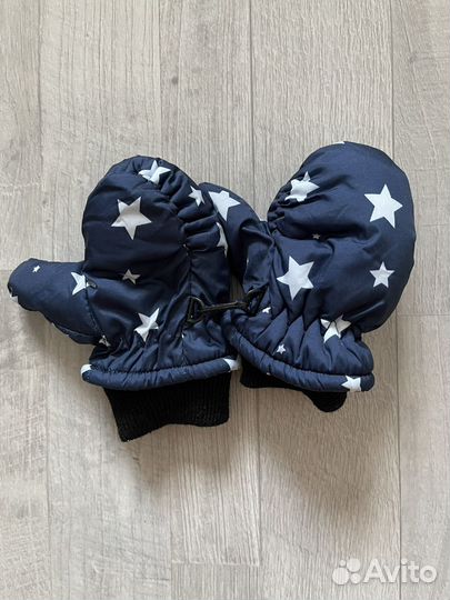 Варежки детские зимние 1-2 года