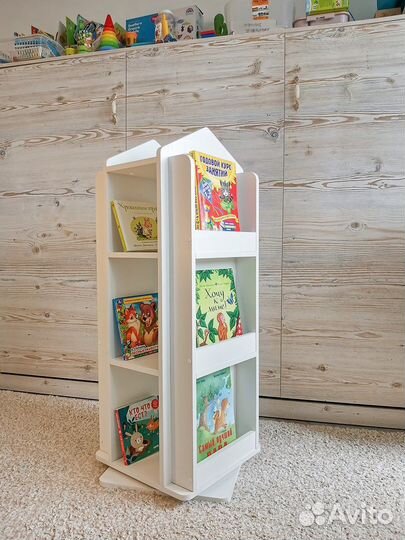 Полка поворотная для книг Монтессори