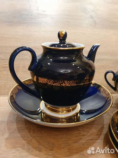 Чайный сервиз кобальт 