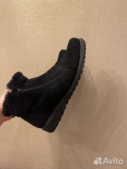 Ботинки зимние женские натуральная замша 40