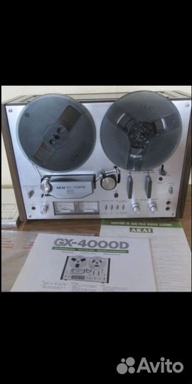 Катушечный магнитофон akai gx4000d