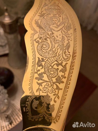 Антикварный сервировочный набор, серебро