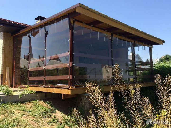 Гибкие мягкие окна-плёнка пвх