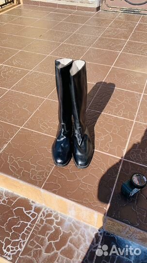 Сапоги хромовые офицерские СССР, инд. пошив