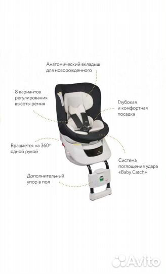 Автокресло Ailebebe Carmate Kurutto NT2