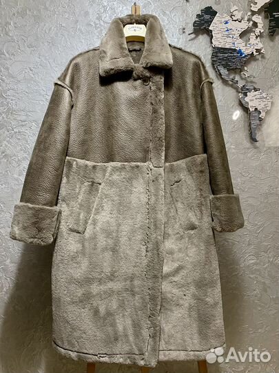 Дубленка женская ASOS оверсайз