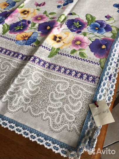 Скатерти и салфетки лен