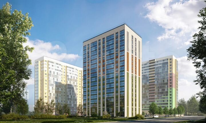 2-к. квартира, 57 м², 12/17 эт.