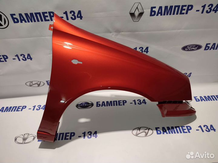 Крыло переднее правое Лада Калина цвет Калина-104