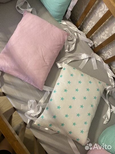 Бортики в детскую кроватку бу