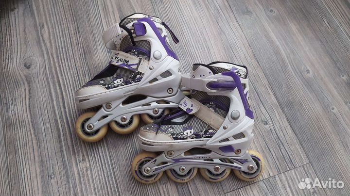 Роликовые коньки детские раздвижные