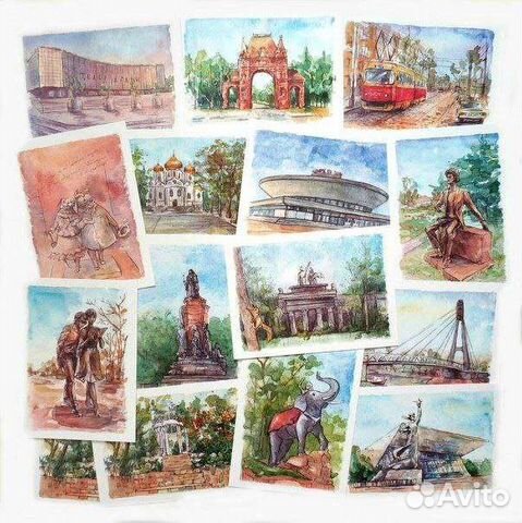 Открытки с видами Краснодара