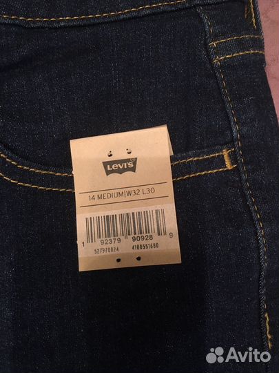 Джинсы Levis 721 w32 l30 super skinny