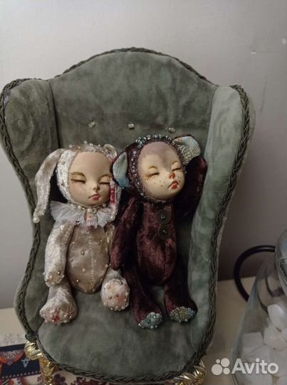 Авторские куклы в технике Тедди Долл