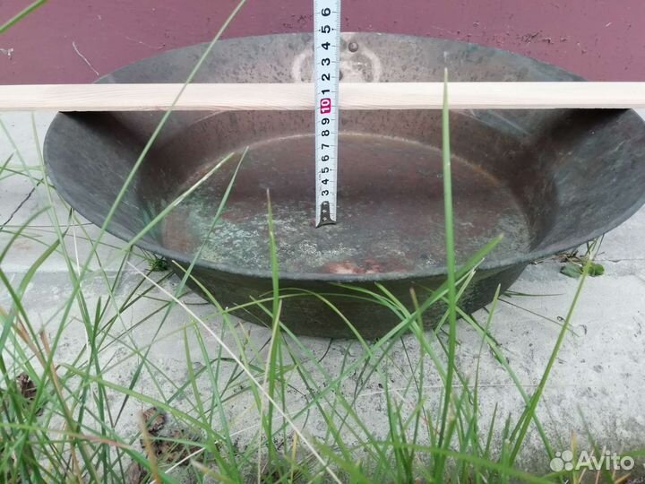 Латунный таз для варенья. Царская Россия