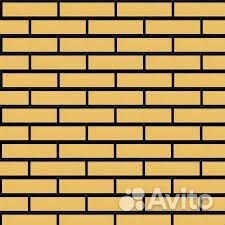 Кирпич облицовочный желтый