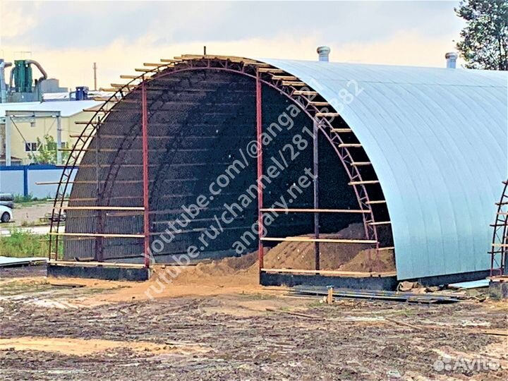 Ангары под ключ 516 m2
