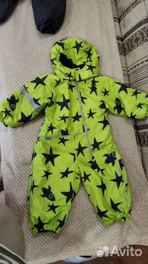 Детский зимний комбинезон на мальчика 74, 92