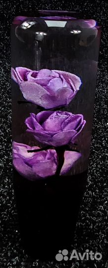 Ручка МКПП универсальная - Роза 15см (Фиолетовый)