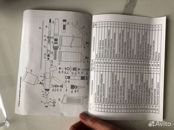 Аэрограф jas 1156