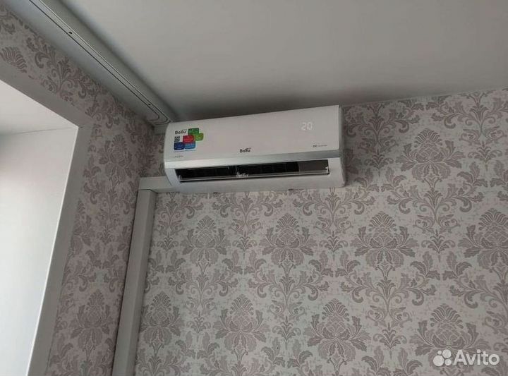 Сплит система с установкой