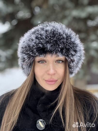 Повязка на голову из натурального меха