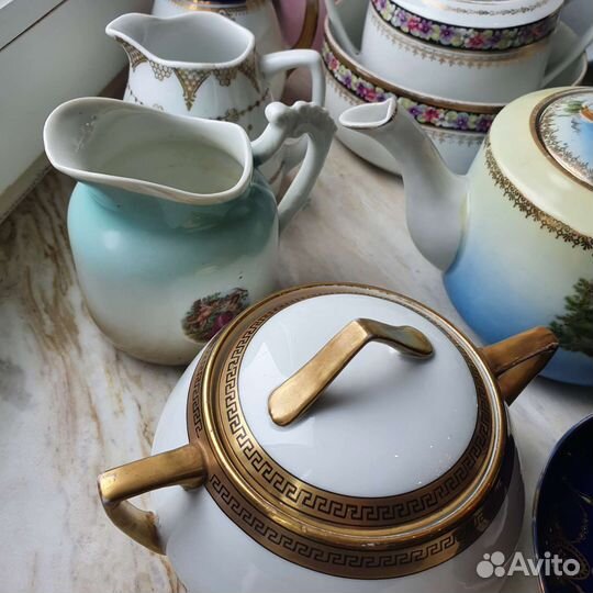 Чайная пары, молочник Гарднер, Кузнецов