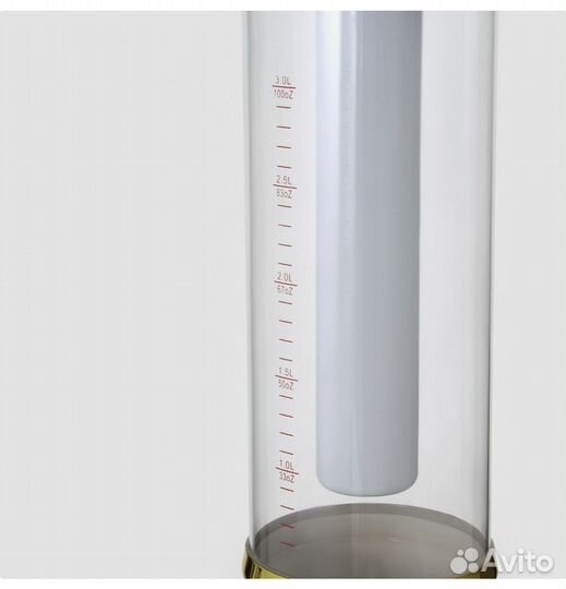 Башня пивная Gold, 3 л, колба с подсветкой, цвет з