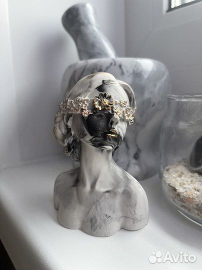 Поднос из гипса