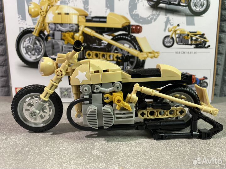 Конструктор аналог lego мотоцикл
