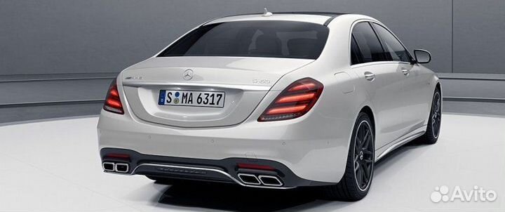 Обвес на Mercedes S-class w222 new S63 AMG