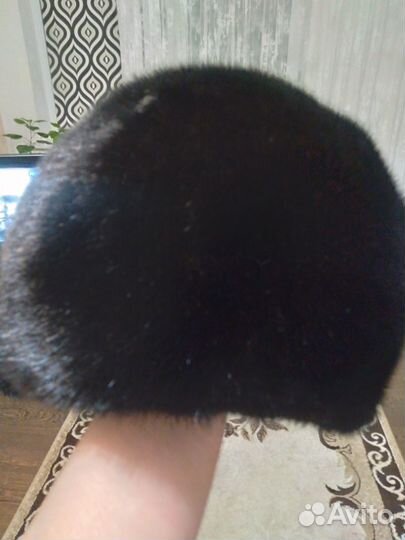 Шапка норковая женская