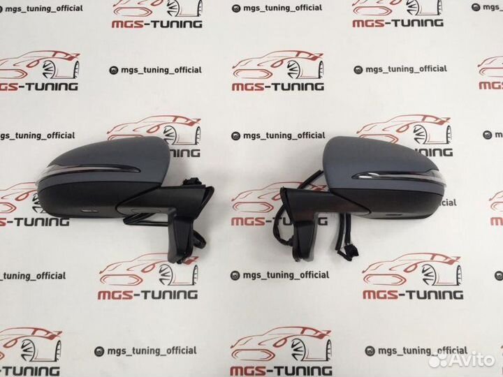 Комплект оптики + зеркала Mercedes w463 стиль 2018