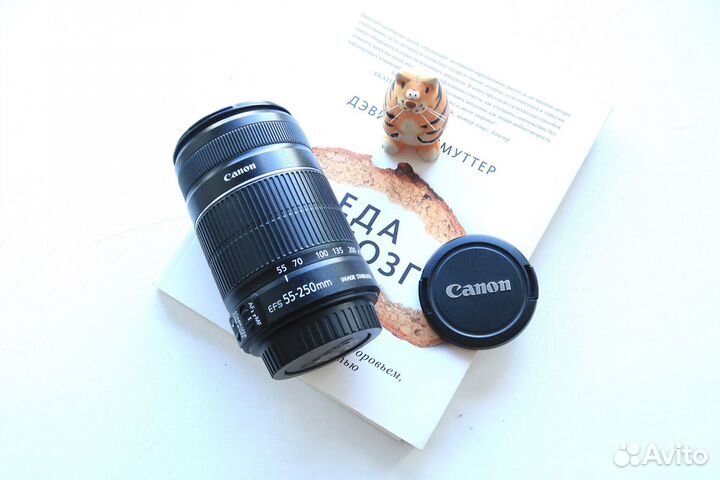 Объектив Canon EF-S 55-250 f5.6 (без автофокуса)