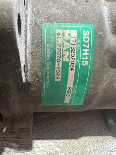 Компрессор кондиционера MAN TGX