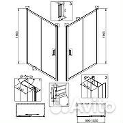 Душевые двери veconi