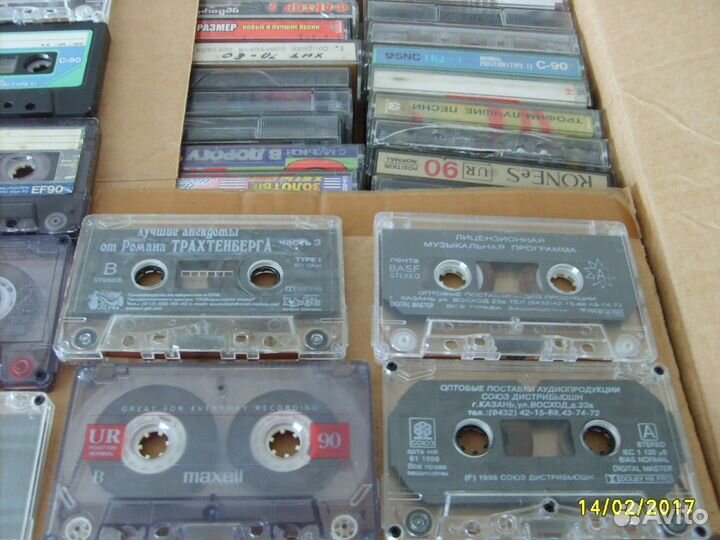Аудиокассеты разных фирм производителей