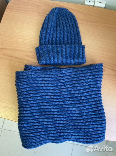 Комплект шапка и снуд