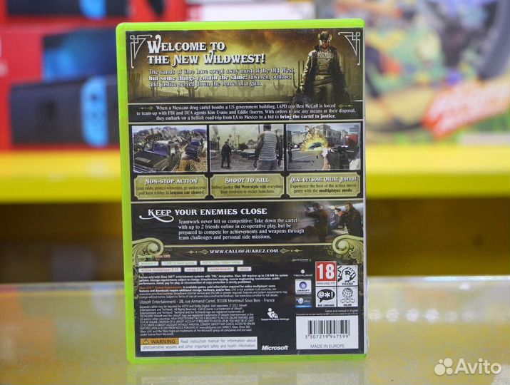 Call of Juarez Картель (Xbox 360, рус, бу)