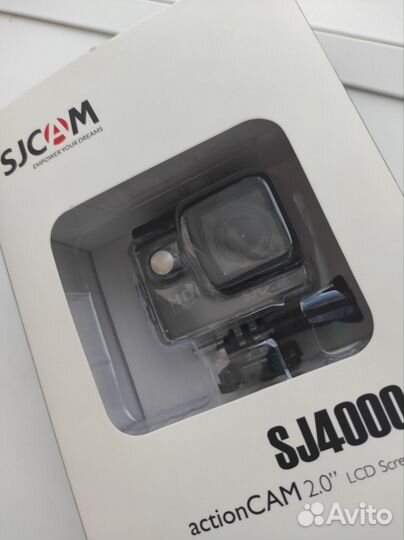 Экшн-камера sjcam SJ4000, 3мп, 1920x1080, 900 мАч