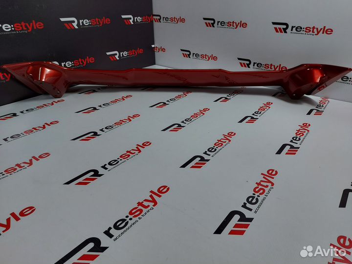 Спойлер Mitsubishi Lancer X 07-16г Красный