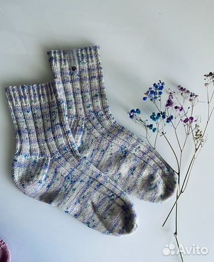 Вязаные носки