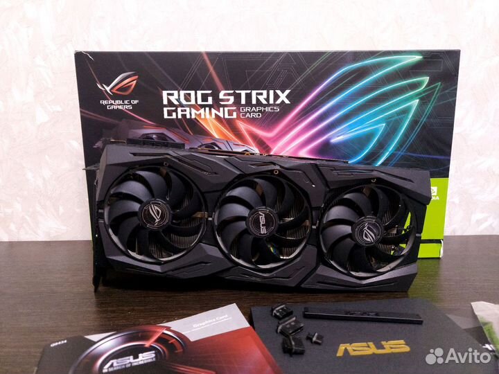 Видеокарта rtx 2070 super asus rog strix gaming