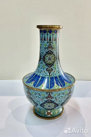 Ваза клуазоне Китай 1910-20 гг